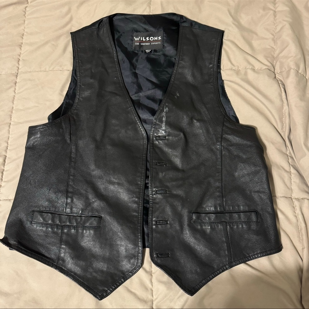 Wilson’s leather vest